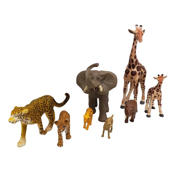 Safari LTD Miami FL Elephant Giraffe Cheetah Toy Figurine Playful 2003 - Picture 5 of 13